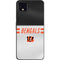 NFL Cincinnati Bengals White Striped Google Pixel 4 XL Skin